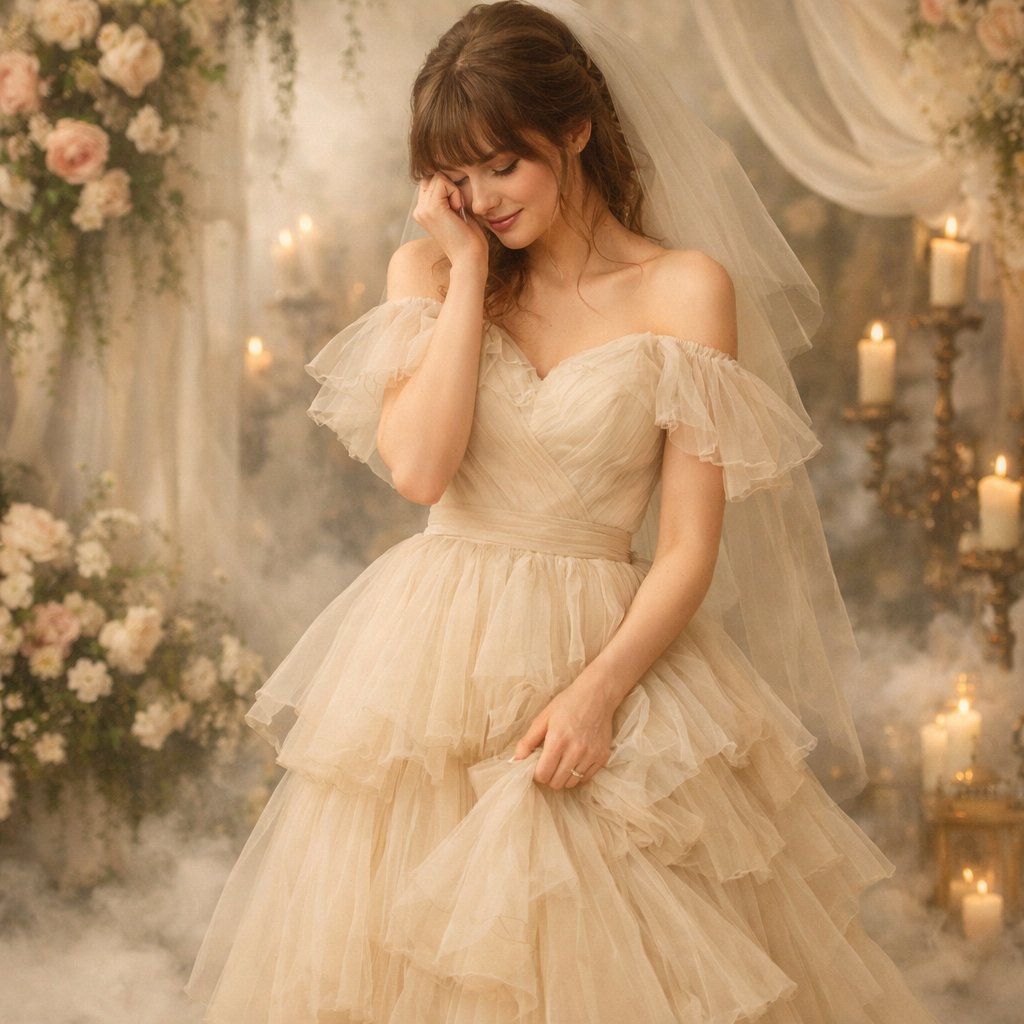 timeless_beige_wedding_bridal_dresses_styles